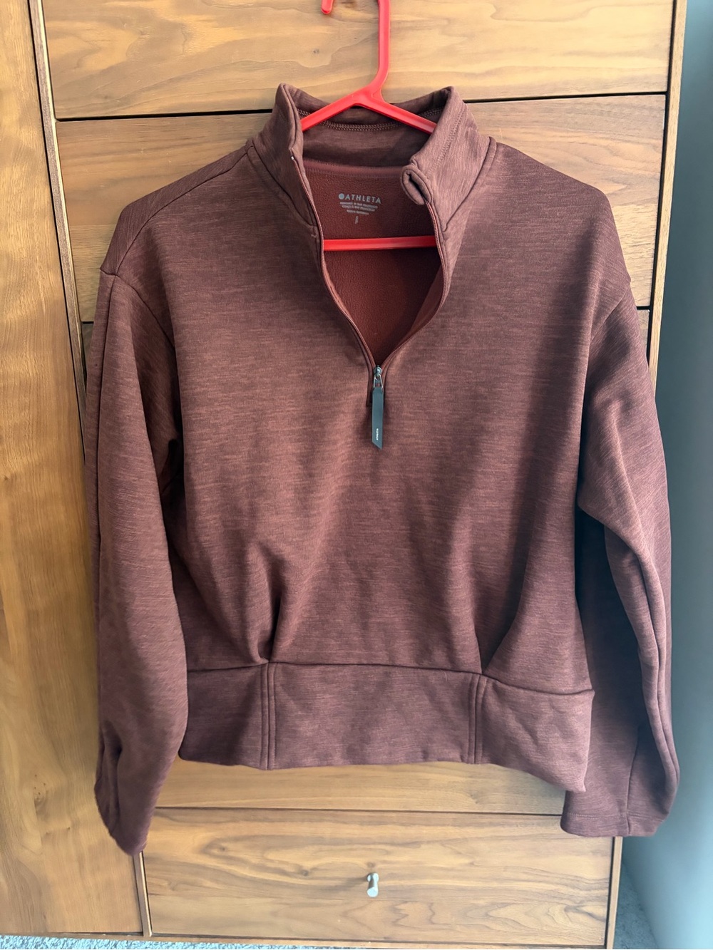 Athleta Altitude Polartec HALF ZIP Sweatshirt size S